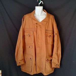 MEN'S 5XL BIG ** 8 POCKET BOULDER CREEK TRADING CO TWILL UTILITY JACKET
